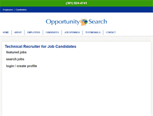 Tablet Screenshot of opportunitysearchinc.hiringhook.com